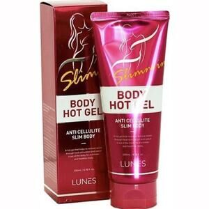 Lunes Body Hot Gel Anti Cellulite 6.76oz 200ml-NEW